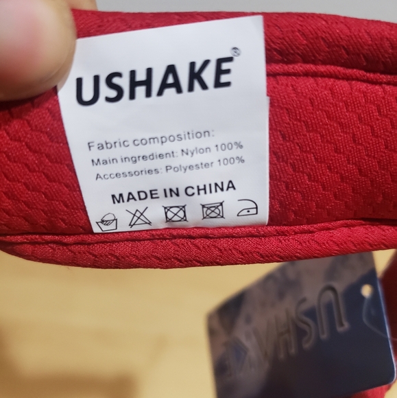 NWT USHAKE Red Visor - Picture 3 of 5